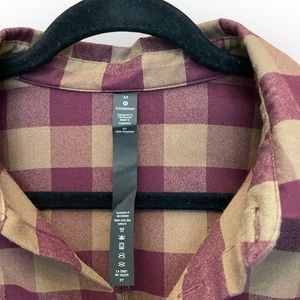 Men’s Lululemon flannel size M EUC